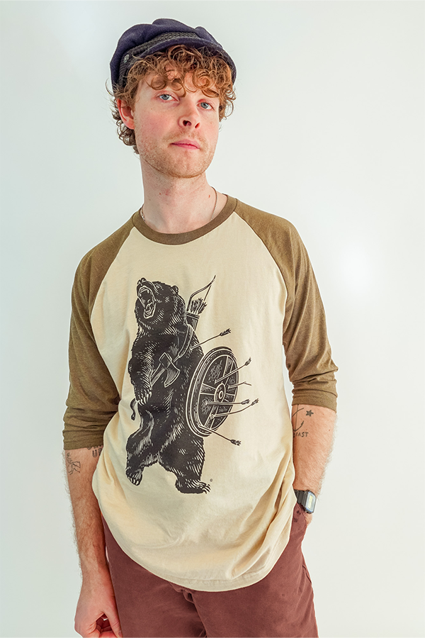 BATTLE BEAR - RAGLAN TEE