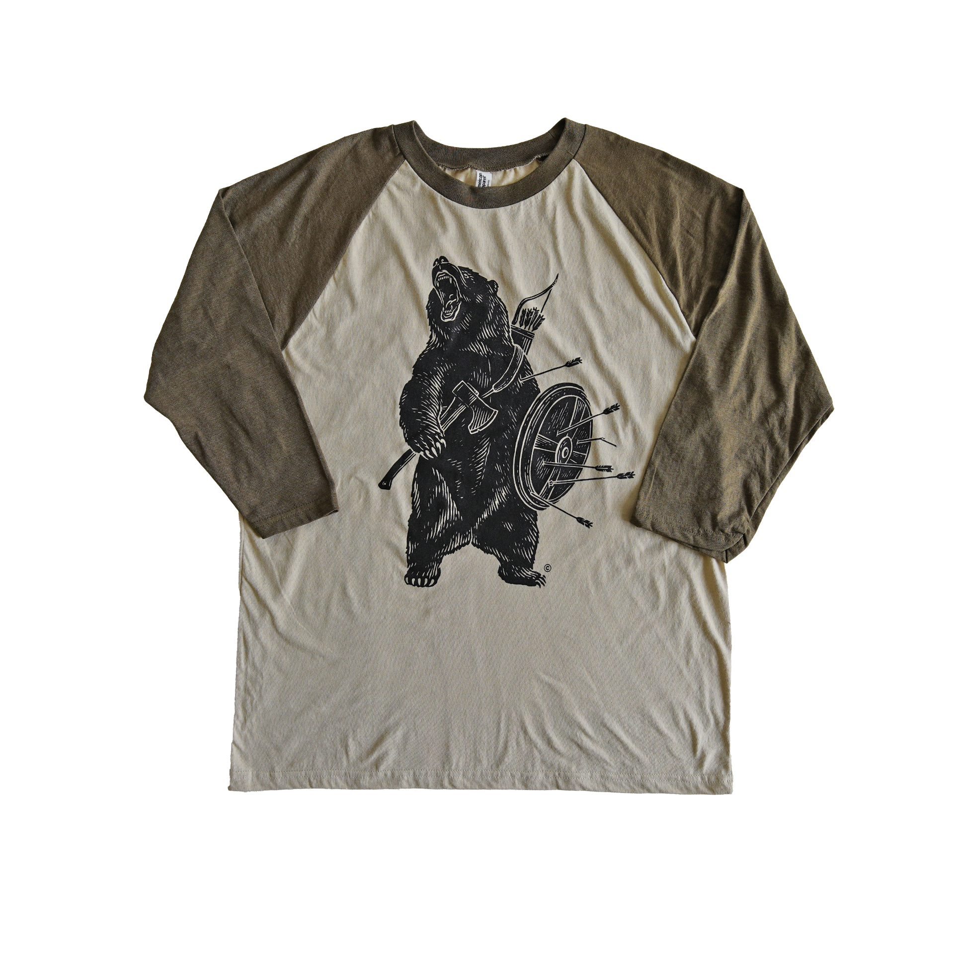 BATTLE BEAR - RAGLAN TEE