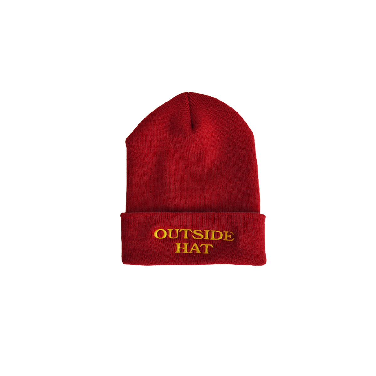 OUTSIDE HAT - BEANIE - RED
