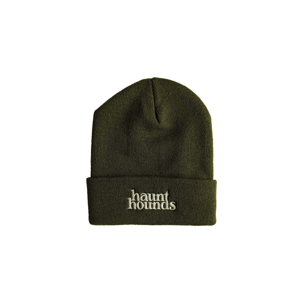 HAUNT HOUNDS BEANIE OLIVE