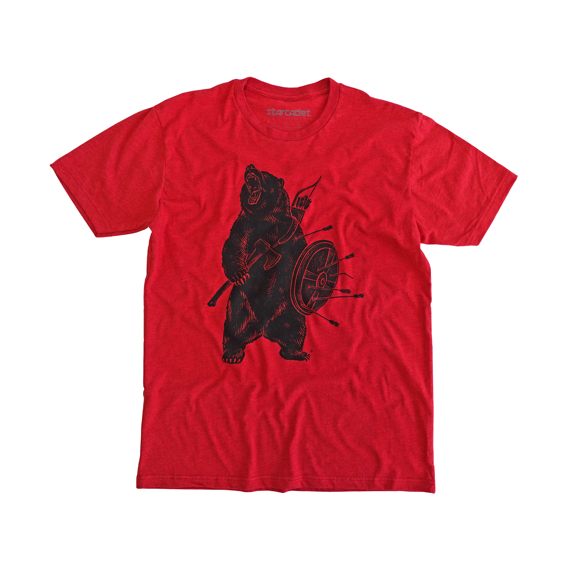 BATTLE BEAR - T-SHIRT - RED
