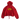 DOING MY BEST - WOMEN'S CROPPED DRAWCORD WAIST HOODIE - FIRE RED