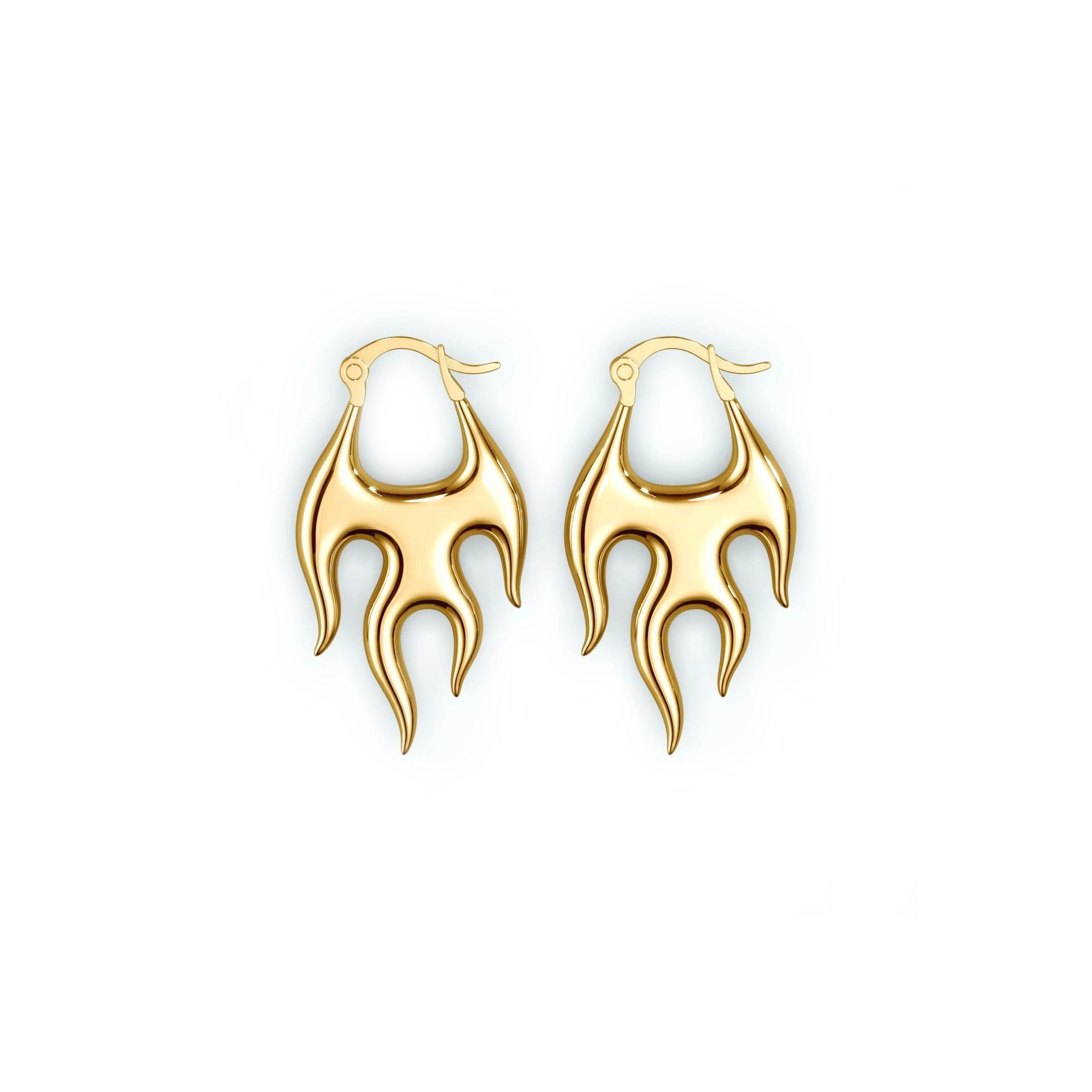 FLAME EARRINGS - GOLD
