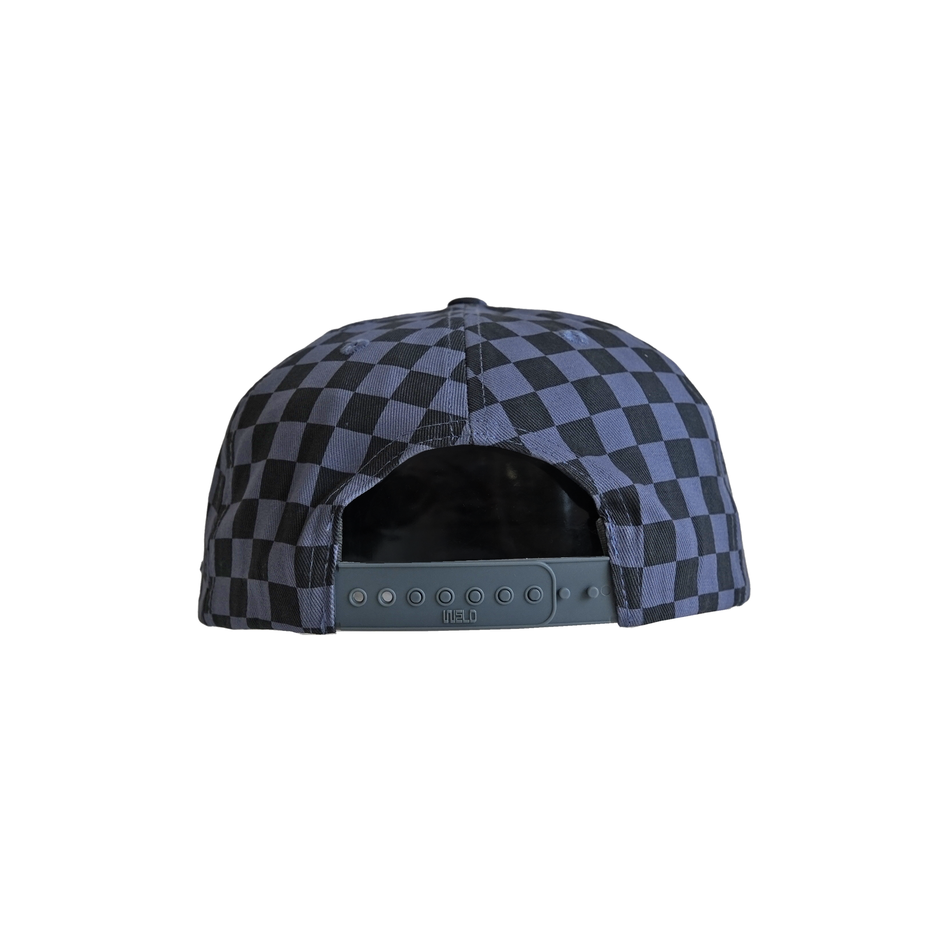 DIVINE URSINE - SNAPBACK HAT - SLATE BLUE CHECKER