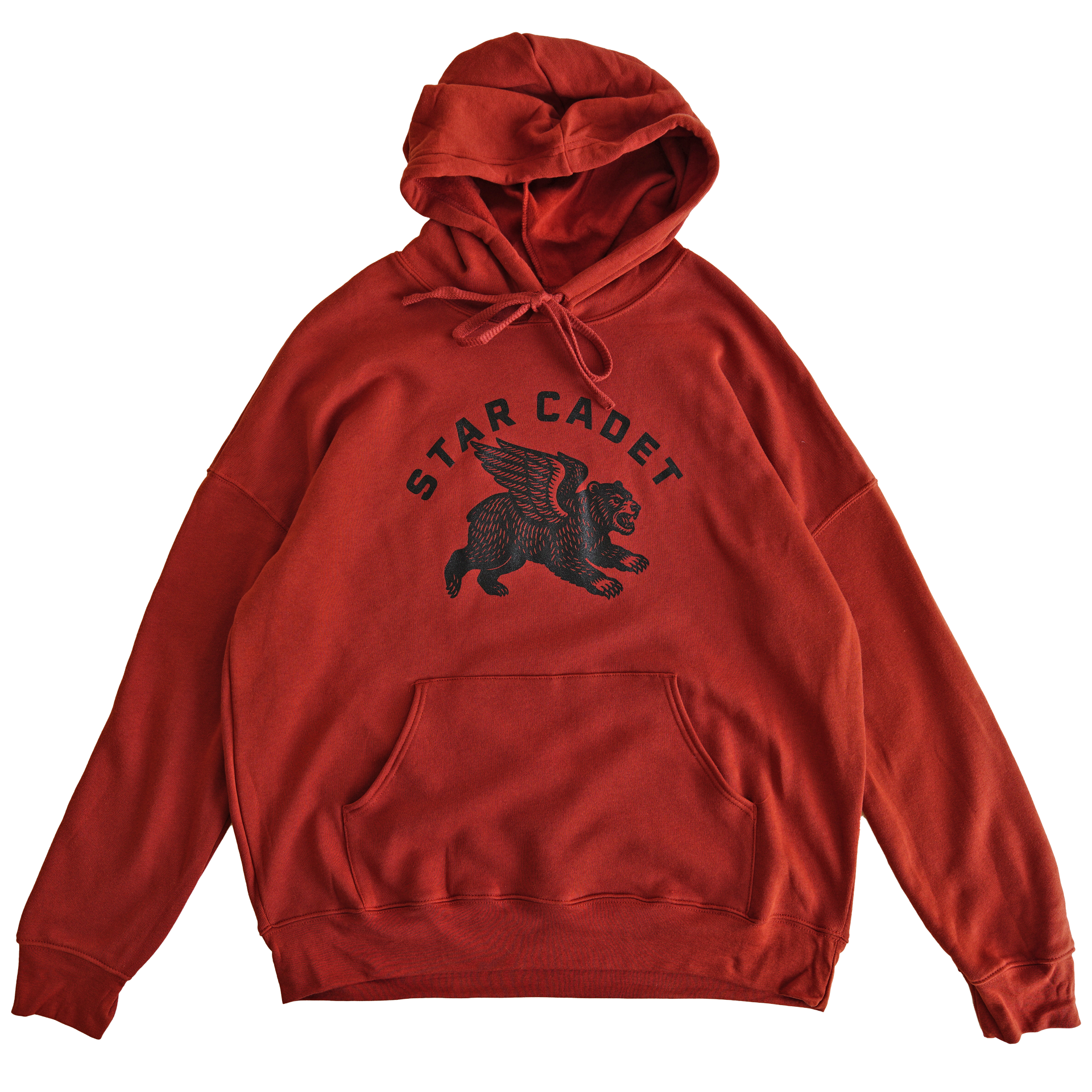 DIVINE URSINE HOODIE - BRICK RED