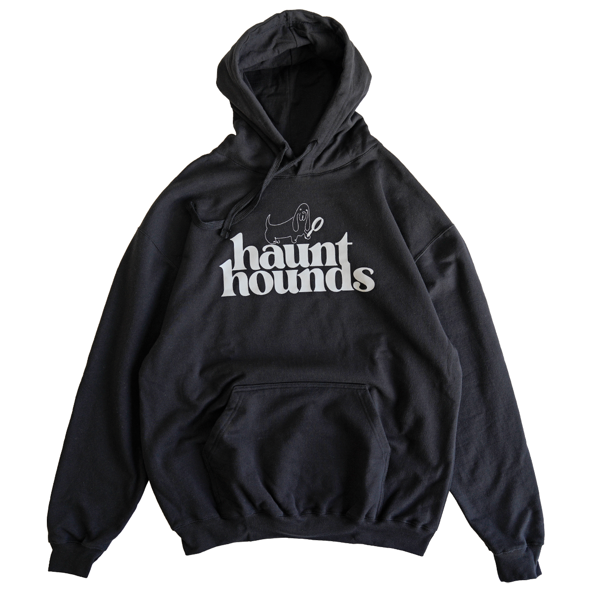 HAUNT HOUNDS HOODIE BLACK