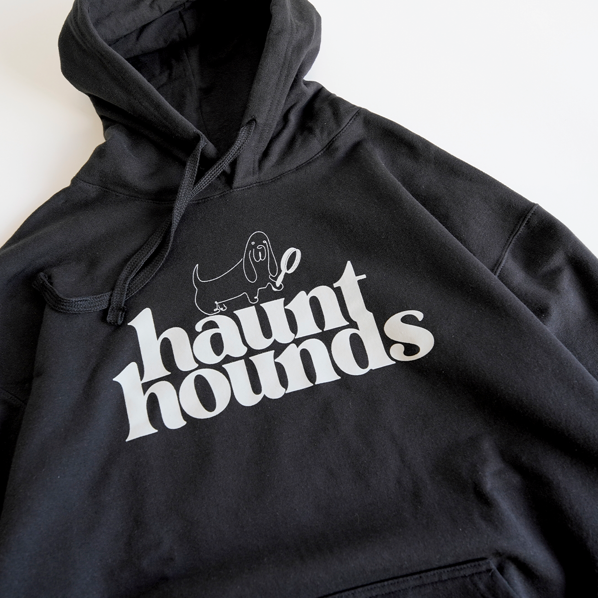 HAUNT HOUNDS HOODIE BLACK