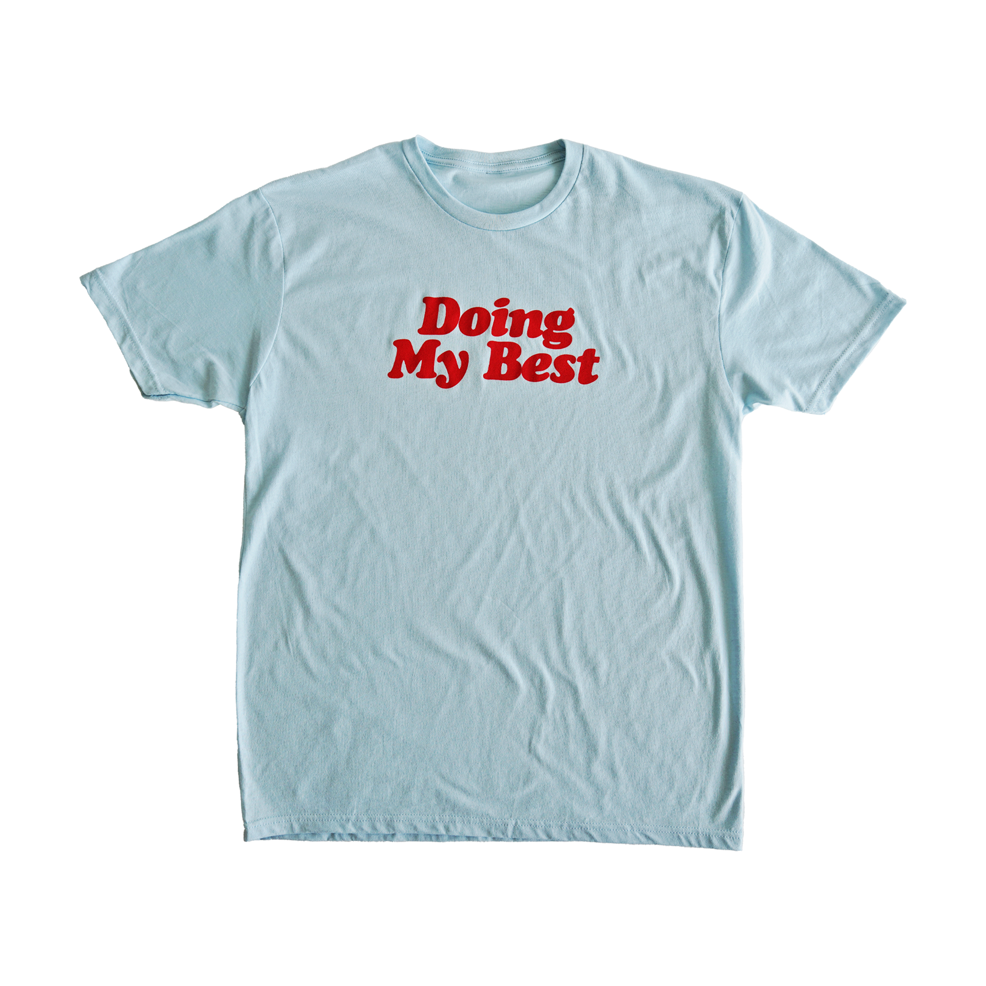 DOING MY BEST - T-SHIRT - LIGHT BLUE