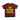 I'M DYING INSIDE - CRYSTAL DYE T-SHIRT - RED/BLK