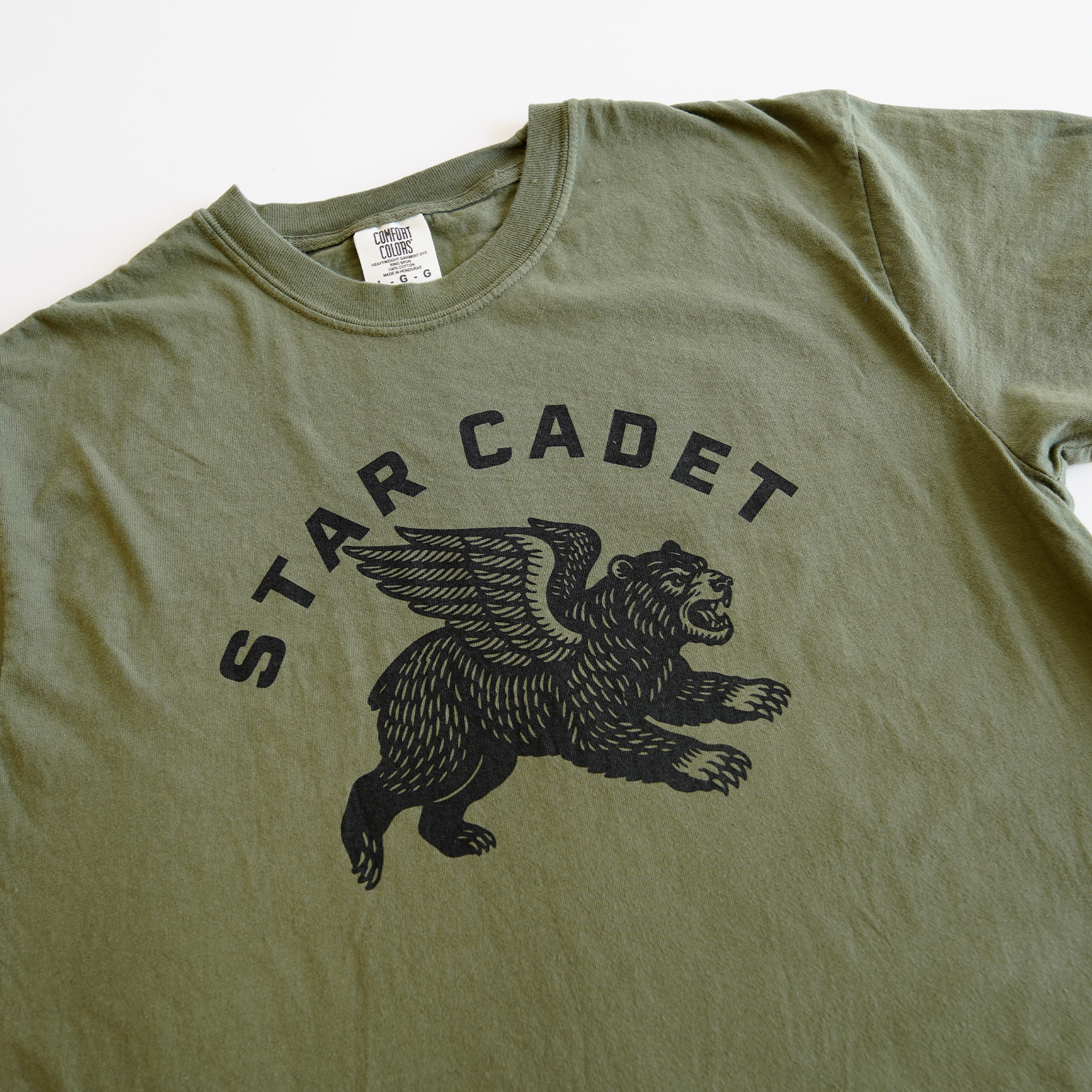 DIVINE URSINE - HEAVYWEIGHT T-SHIRT - SAGE