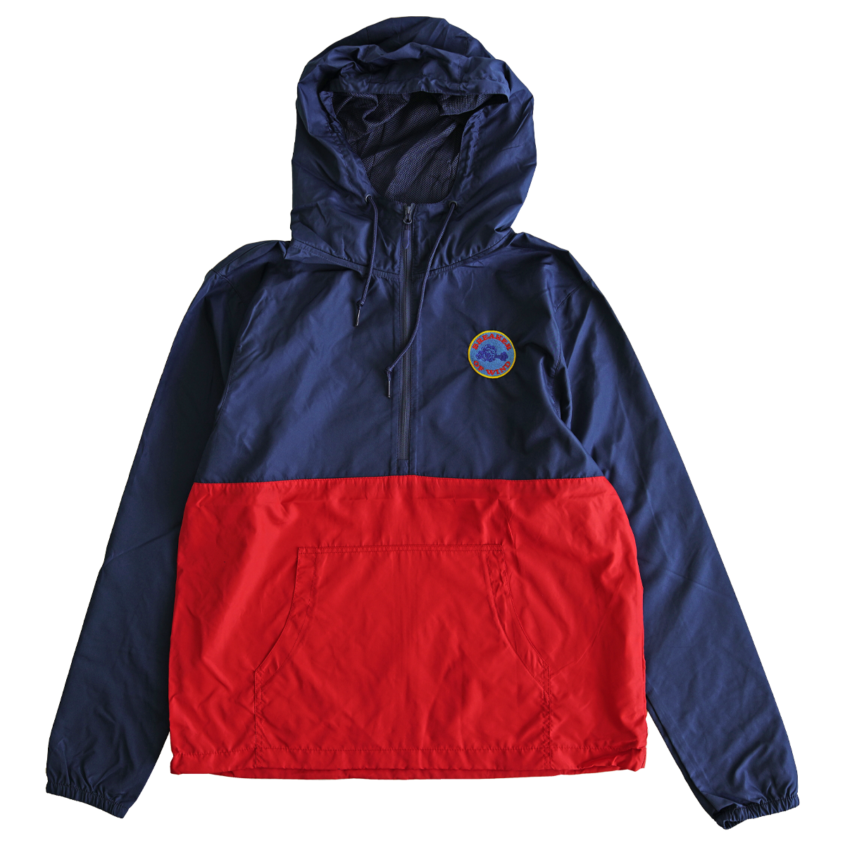 BREAKER OF WIND - WINDBREAKER - RED/NAVY