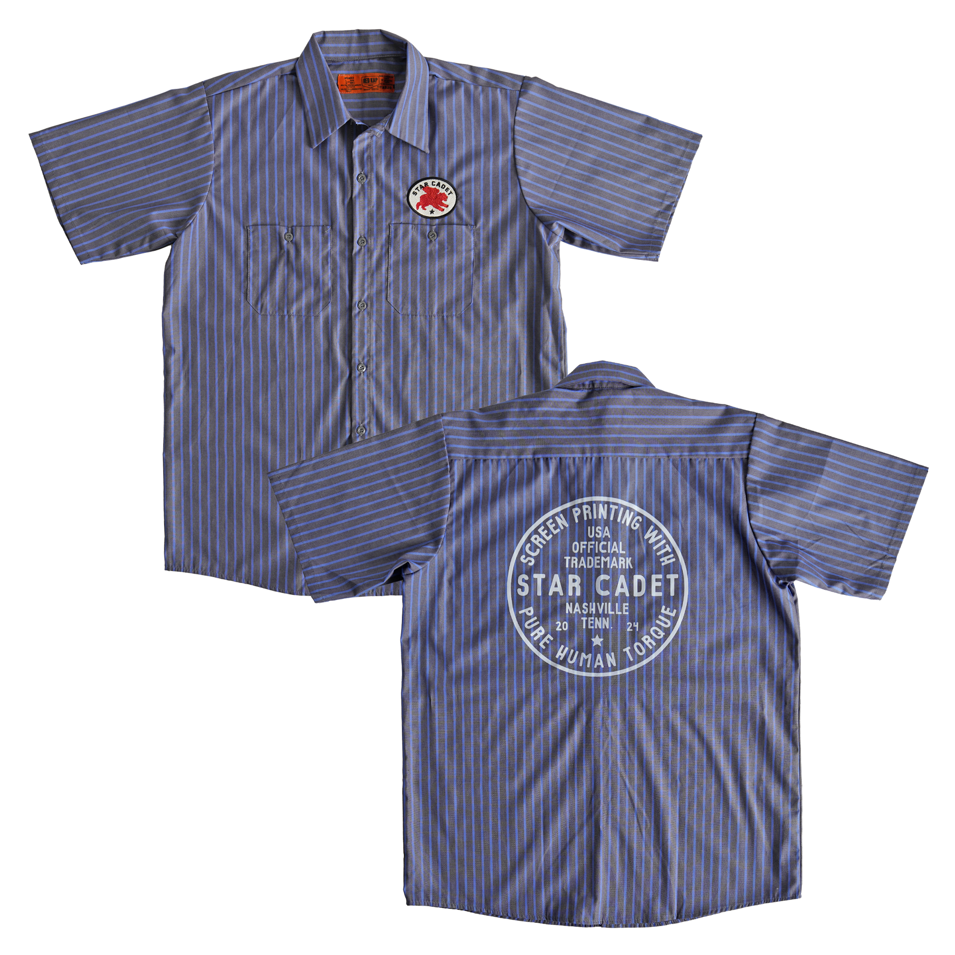 ULTIMATE WORKSHIRT - BLUE STRIPE
